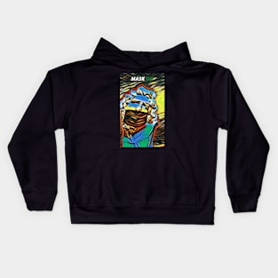 LE MASK. (ART) Kids Hoodie